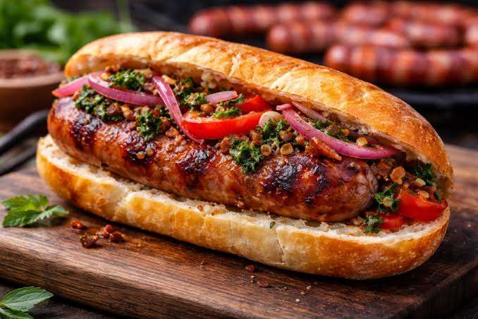 Choripan argentino